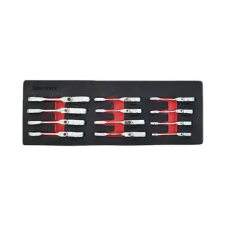 Weber Tools Wt-8908 Set Ratelringsteeksleutels Aantal Gereedschap, 12, Sleutelwijdte, 15, 16, 17, 18, 19
