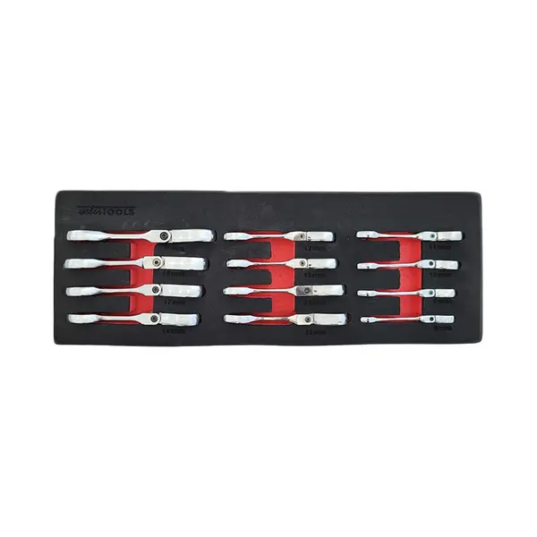 Weber Tools Wt-8908 Set Ratelringsteeksleutels Aantal Gereedschap, 12, Sleutelwijdte, 15, 16, 17, 18, 19 thumbnail