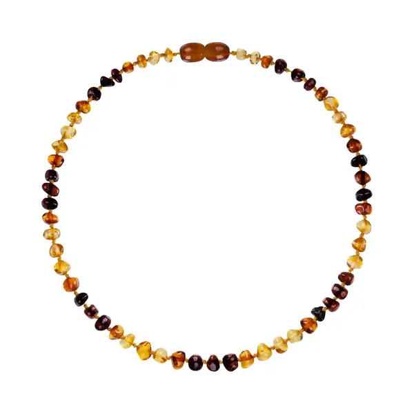 ForDig Wild Sun Barnsteen Ketting Volwassene - Amber Ketting - Baltische Barnsteen – 45 Cm – Rainbow Colour thumbnail