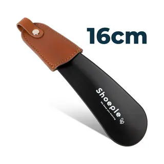 Shoeple Schoenlepel - 16cm Lang - Rvs Duurzaam En Extra Sterk - Zwart