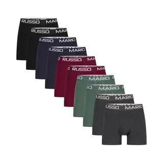 Mario Russo Boxershorts - Boxershort Heren - Onderbroeken Heren - 10-pack - L - All Season