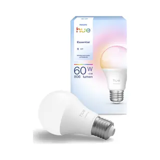 Philips by Signify Philips Hue White and Color ambiance Essential A60 – E27 smarte Lampe – 806 lm – 8 W