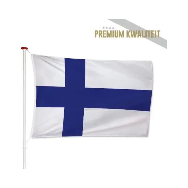 Vlaggen Unie Finse Vlag Finland 150x225cm - Kwaliteitsvlag - Geschikt Voor Buiten thumbnail