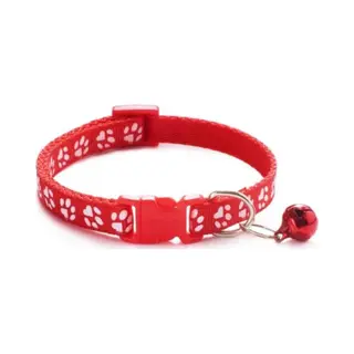Verstelbare Dieren Halsbandje | Voor Hond En Kat | Katten Halsbandje | Honden Halsbandje | Met Belletje | Rood