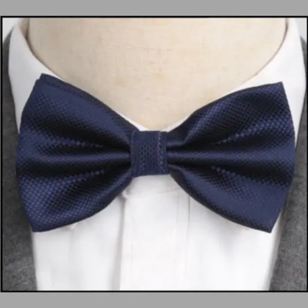 Vlinderdas | Vlinder Strik | Bow Tie | Voor Volwassenen | Voorgestrikt | Strik | Geruit | Donker Blauw thumbnail