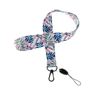 Keycord | 41 Cm | Keycord | Plant Design | Lanyard | Lang | Roze