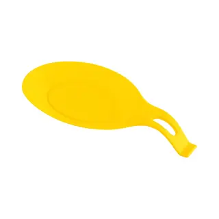 Lepel Mat | Keuken Gerei Houder | Keuken Tool | Keuken Accessoires | Hittebestendig | Siliconen | Houd Uw Aanrecht Schoon | 20x10 Cm | Geel