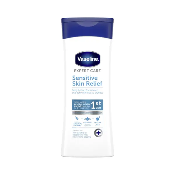 Vaseline Sensitive Skin Relief Feuchtigkeitsspendende Körpermilch Für Trockene, Juckende Haut, 400 Ml thumbnail