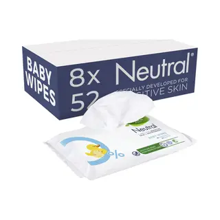 8x Neutral Billendoekjes 52 = 416 Stuks