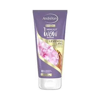 Andrélon 1 Minuut Wow Masker Levendig Lang 180 Ml