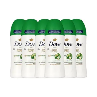 Dove Advanced Care Go Fresh Komkommergeur Anti-transpirant Deodorant Met Drievoudige Hydratatie Roll-on Technologie Voor 72 Uur Bescherming, 6x50 Ml