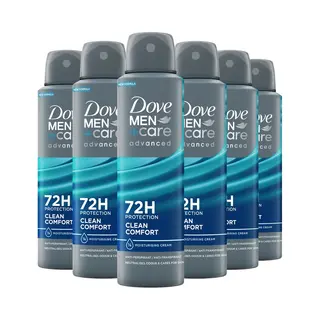 Dove Men+Care Advanced Anti-Transpirant Deodorant Spray - Clean Comfort - Neutraliseert Geurtjes En Verzorgt Je Huid - 6 X 150 Ml