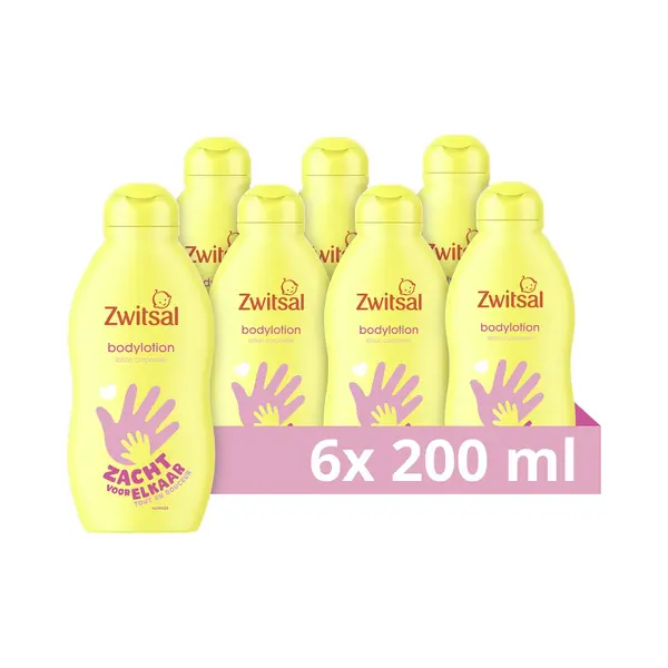 Zwitsal Bodylotion - Baby - Met Ingrediënten Van Natuurlijke Oorsprong Zonder Kleurstof - 6 X 200 Ml thumbnail