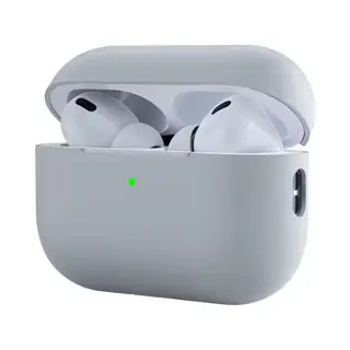 New Age Devi - Siliconen Case - Geschikt Voor Airpods Pro - Licht-Grijs