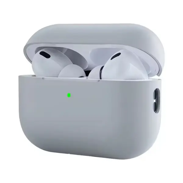 New Age Devi - Siliconen Case - Geschikt Voor Airpods Pro - Licht-Grijs thumbnail