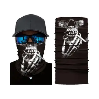New Age Devi Motor Gezichtsmasker Nekwarmer Schedel - Skull - Masker - Motormasker - Skimasker - Motorsjaal - Halloween Face Shield Spatmasker Gezichtscherm