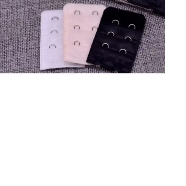 New Age Devi - Multipack 3 Bh Verlengstukken - 2 Haaks - Zwart, Wit En Beige thumbnail