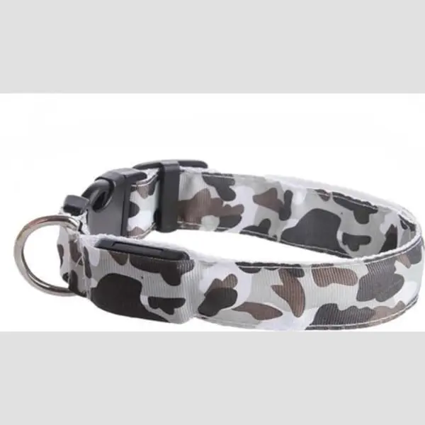 New Age Devi - Led-hondenhalsband - Verlichte Halsband - Maat M - Hondenriem - Camouflageprint thumbnail