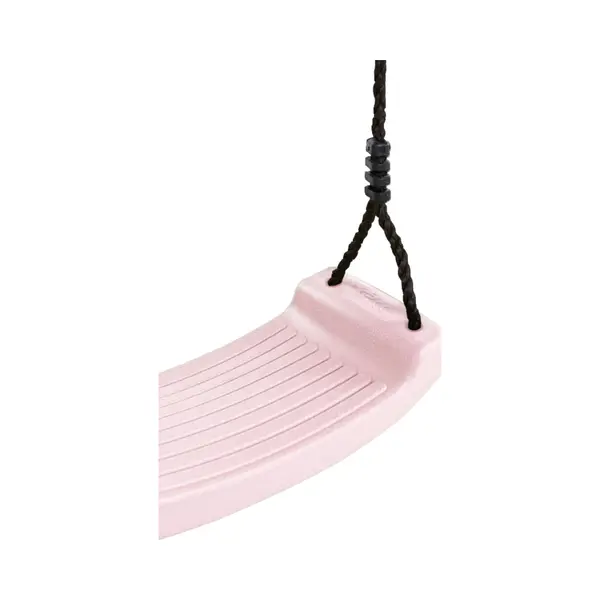 B-Play Kunststof Schommelzitje Pastel Roze Met Pp Touwen Zwart thumbnail