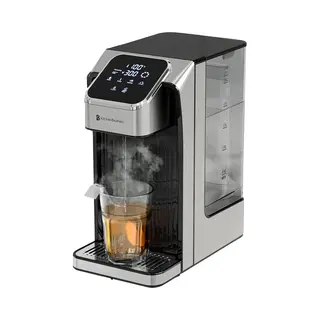 KitchenBrothers Heetwaterdispenser - 2.7L - Instant Waterkoker - Bpa En Pfas Vrij - 8 Standen Van 100 T/m 400 Ml - Melkfunctie - 40-100°C -
