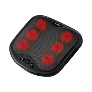 Auronic Voetmassage Apparaat - 18 Shiatsu Massagekoppen - Warmtefunctie - Massage Voeten - Wasbaar - Zwart