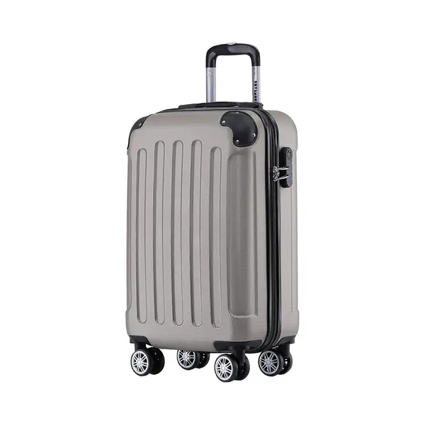 Trvlmore Handbagage Koffer - 38L - Cijferslot - Lichtgewicht - Trolley - 54x36x20cm - Past Binnen 55x40x20 Cm - Champagne thumbnail