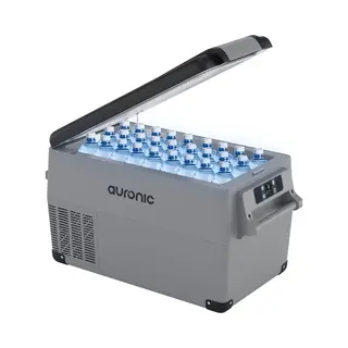 Auronic Electric Compressor Kühlbox - 30, 4L - 12V Und 240V - Grau