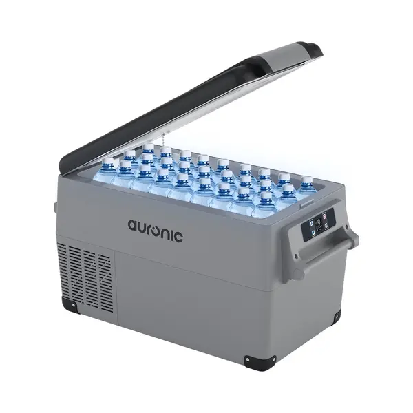 Auronic Electric Compressor Kühlbox - 30, 4L - 12V Und 240V - Grau thumbnail