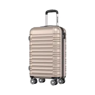 Trvlmore Handbagage Koffer - 38L - Cijferslot - Lichtgewicht - Trolley - 54x36x20cm - Past Binnen 55x40x20 Cm - Champagne