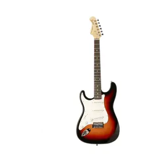 Fazley Classic Series FST118 Sunburst Lh Linkshandige Elektrische Gitaar