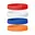 blauw, oranje, rood, wit