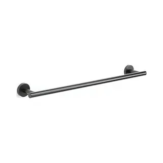 Toj Handdoekstang - Handdoekrek - Handdoekhouder - Badkamer Rek Voor Handdoeken - Rvs - 60CM - Mat Zwart
