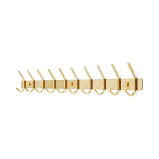 Toj Living Wandgarderobe - 78CM - 20 Haken - Kleiderhaken - Garderobenhaken - Kleiderhaken Wand - Garderobe - Wand Garderobe - Garderobenstange