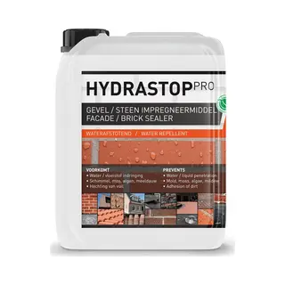 GreenSeal Solutions Gevel Steen En Metselwerk Impregneer Middel Hydrastop Pro 2.5 Liter - Gevel Impregneren Geschikt Voor Het Waterdicht Maken Van Steen, Beton En Voegen