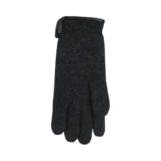Clausy todowebshop Handschoenen Dames Van 100% Wol En Met Echt Leren Randje