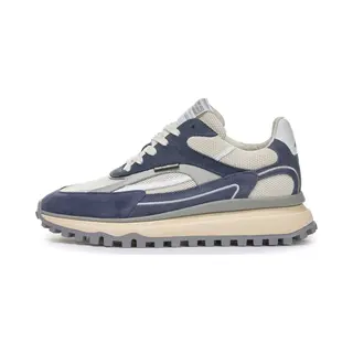 Floris Van Bommel Sneakers Laag 'De Gripper 02' Crème / Lichtblauw