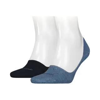 Calvin Klein 2P Cotton Luca Invisible Sneakersokken - Maat 43-46