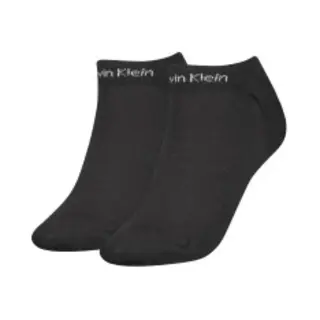 Calvin Klein Sneaker Small Logo Damen Socken Schwarz (2er-Pack)