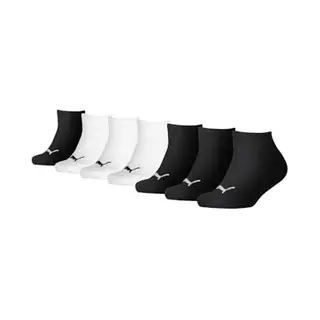 Puma Kids Invisible Unisex Socken Sneaker Für Mädchen Und Jungen 7 Paar, Farbe, White/Black, Socken & Strümpfe, 31-34