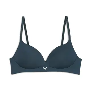 Puma Soft Padded Bh Damen (1er-Pack), Kleidung, Blau, 36B