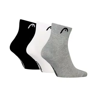Head, Damen, Sportsocken, All Sports Training Quarter 3p Unisex (39 - 42), Grau