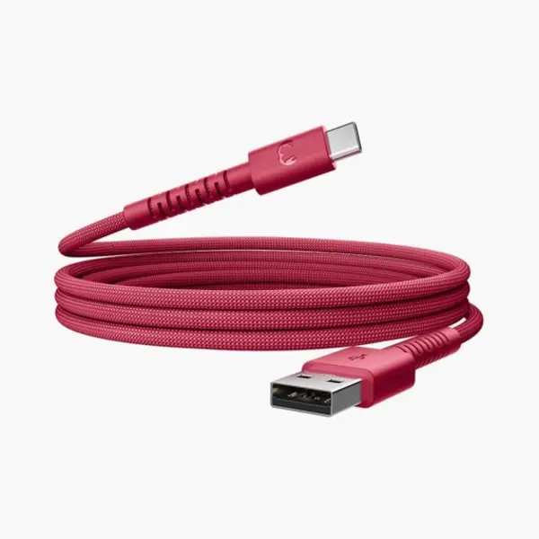 Fresh 'n Rebel 2ucc201br Usb-kabel 2 m Usb A Usb C Rood thumbnail