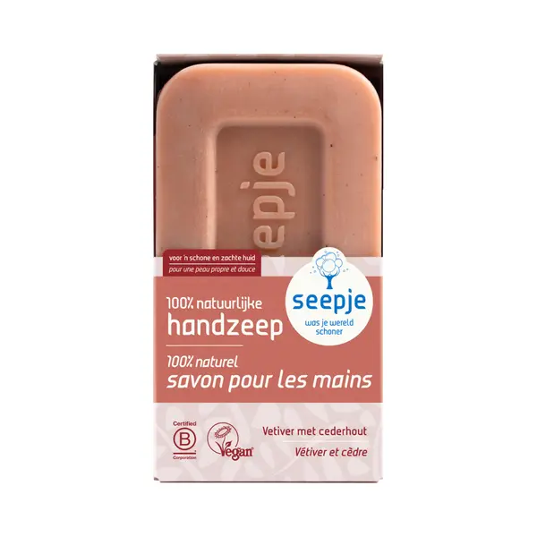 Seepje Vaste Handzeep Vetiver Met Cederhout 120 Gr thumbnail