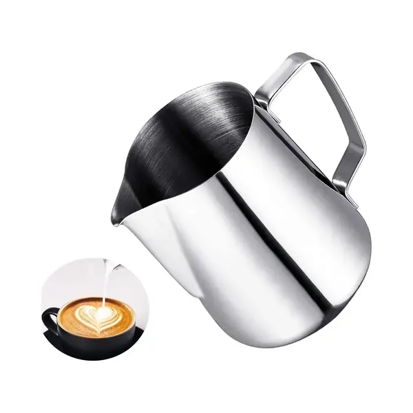 Spieringstore® Melkopschuimkan - Rvs - Melkkannetje - Barista - Melkkan - 600ML thumbnail