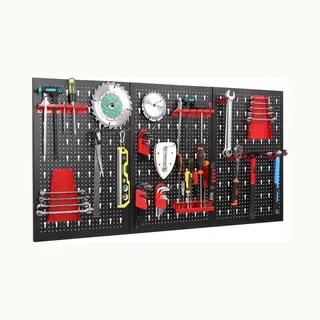 Aldorr Gereedschapswand - Aluminium Gereedschapsrek - Gereedschapsbord - Gereedschapshouder - Hakenset - Ophangsysteem - Gereedschapsorganizer