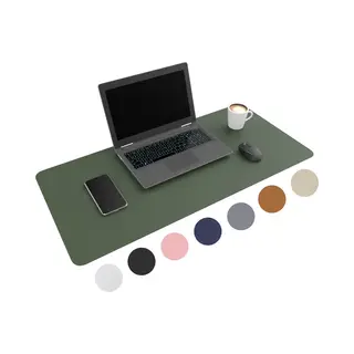 Wurk Professionele Bureau Onderlegger Kunstleer – Bureau Organizer – Bureaumat – Bureau Accessoires – Muismat Xxl– Inclusief Kabel Clip –
