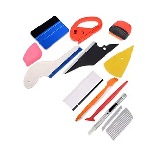 Flokoo Car Wrap Folie Set - 11 Delig Gereedschap - Professioneel Materiaal