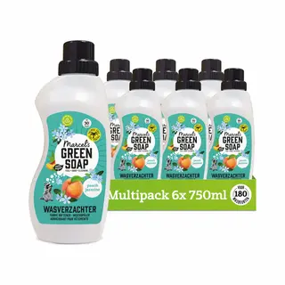 Marcel s Green Soap Marcel's Green Soap Fabric Softener Peach & Jasmin (6 X 750ml)