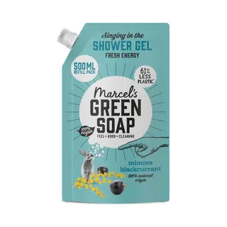 Marcel s Green Soap Marcel's Green Soap Shower Gel Mimosa & Blackcurrant - Refill (6 X ...