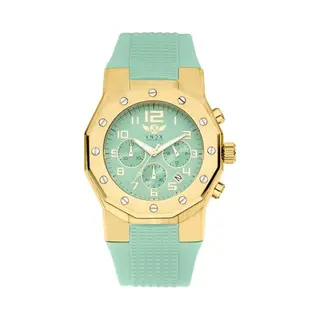 Vndx Ibiza Rebel - Unisex Horloge - Goudkleurig Met Band
